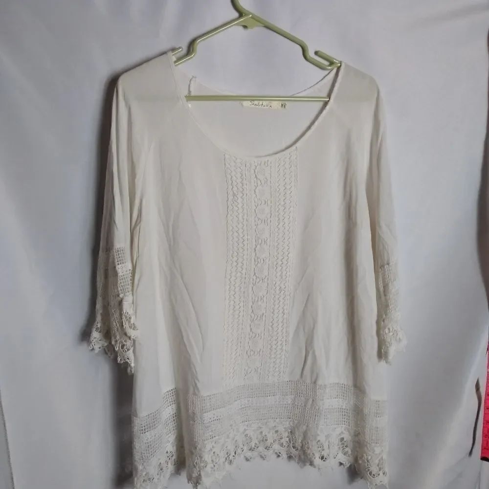 Solitaire cotton tunic - Picture 1 of 8